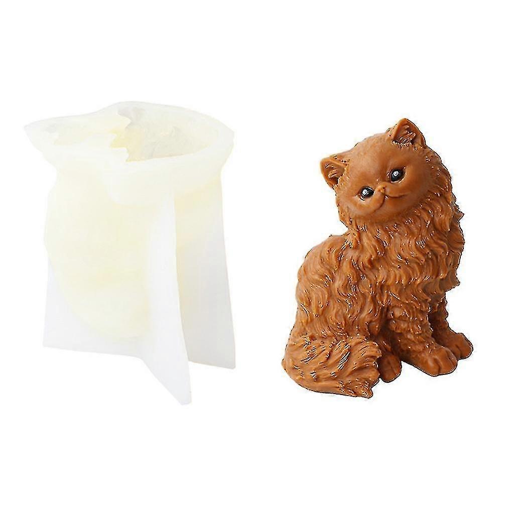Mignon Bougie en forme d’animal Moule en silicone pour la fabrication d’ornements de bougie faits à la main