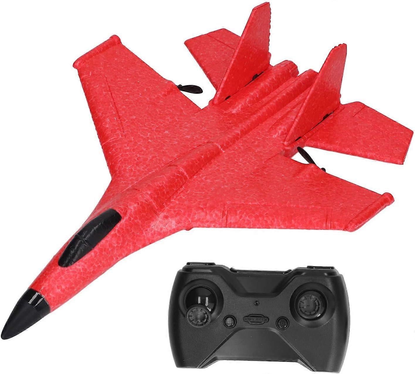 RC Glider, Remote Control Airplane Dual Motor Waterproof Dual Takeoff Methods 2.4Ghz for 14 Years Old and Above Children for Outdoor (1 Battery)