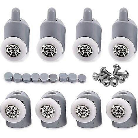 8pcs 23mm rollers for shower door, bathroom sliding door rollers