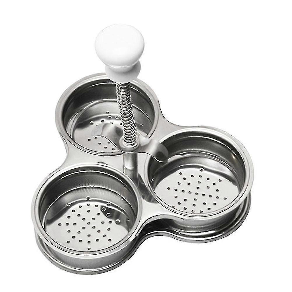 Multi-function Microwave Egg Poachers Cooker Stainless Steel Boiler Steamer Tool