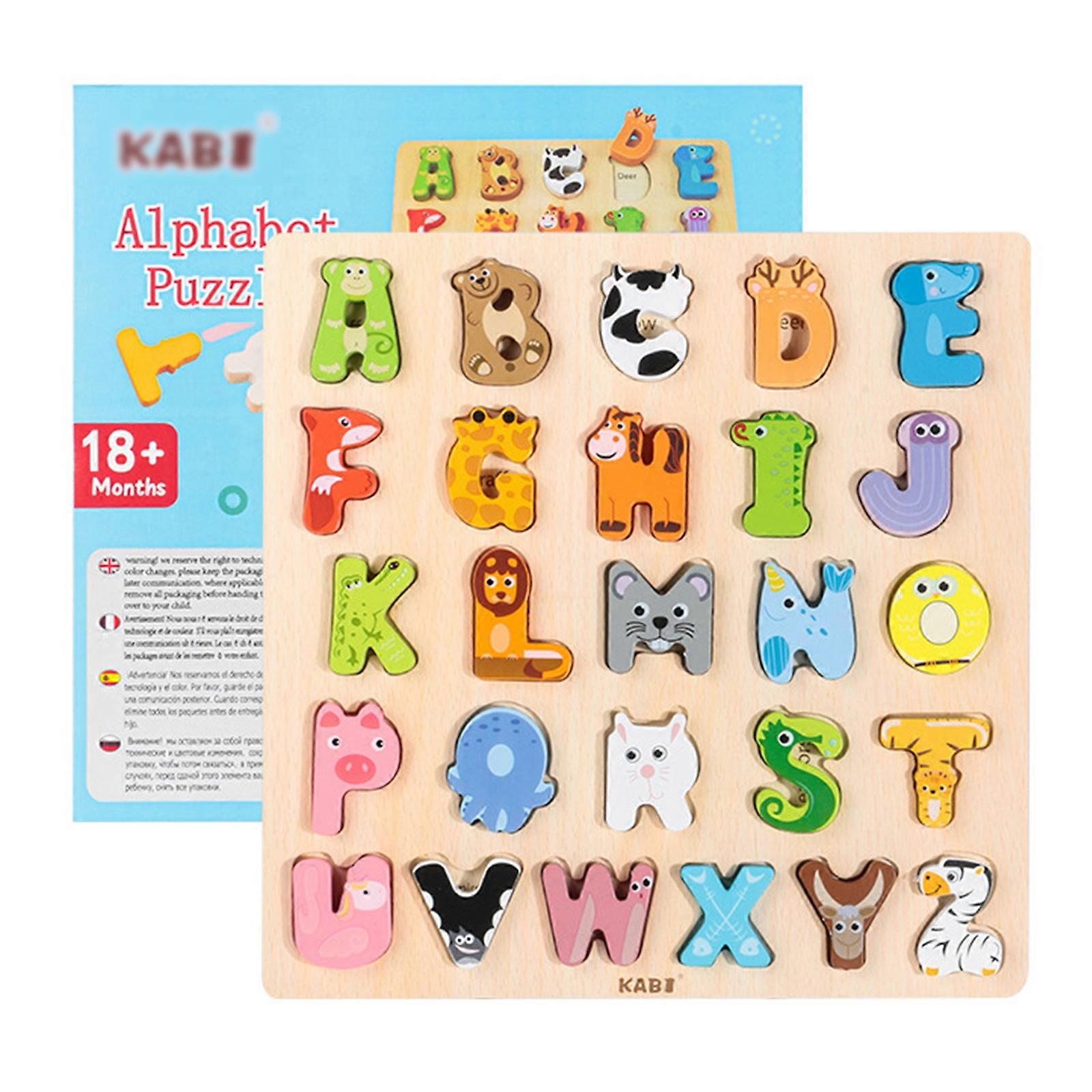 Matching Letter Educational Learning Spell Game Animal Letter Card Machine