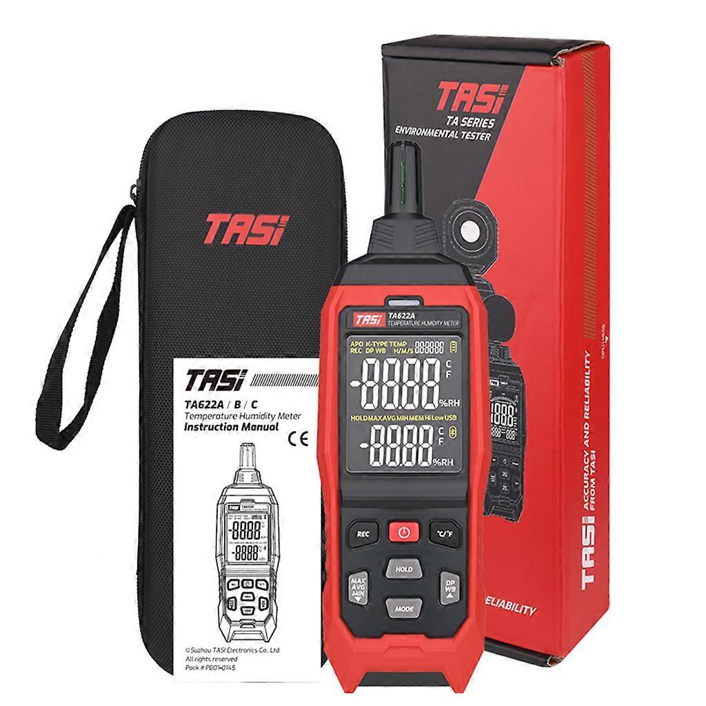 Handhled Psychrometer Temperature Humidity Meter with Dew Point/Wet Bulb Temp