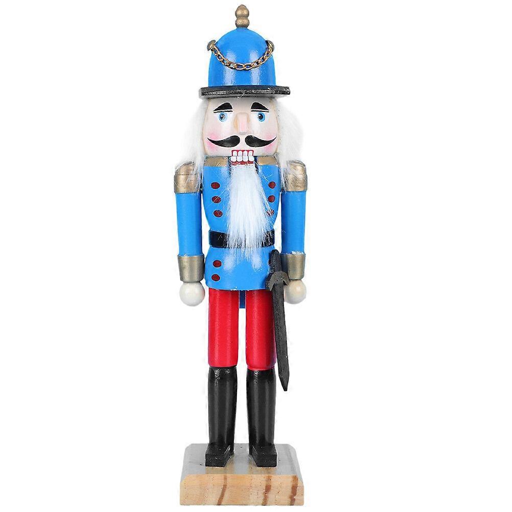 Nutcracker Soldier Decor Christmas Nutcracker Figure Wooden Nutcracker Soldier