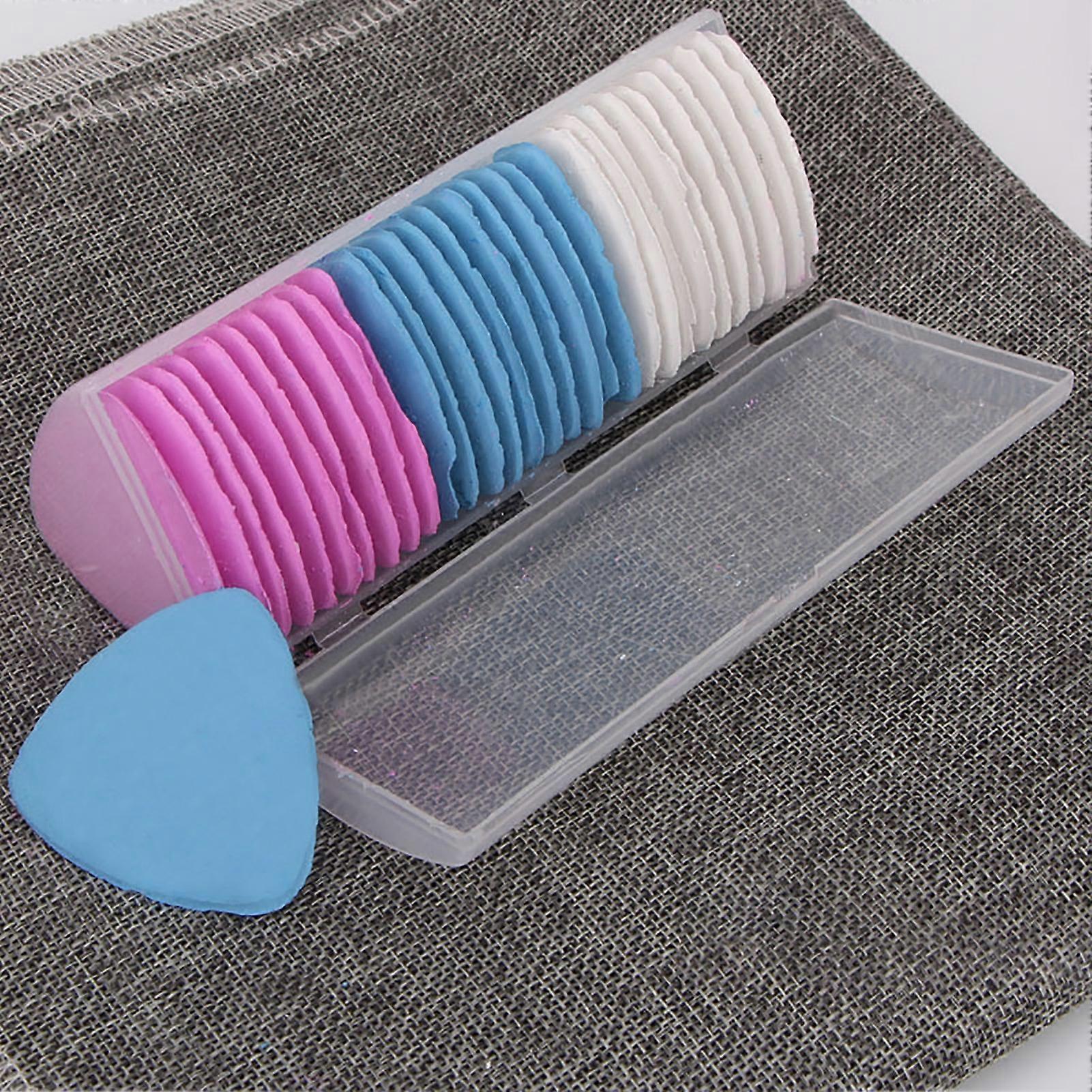 30Pcs/Box Fabric Chalk Smooth Clear Trace Powder Thicken Multicolor Clothes Chalk for Patchwork mengxi
