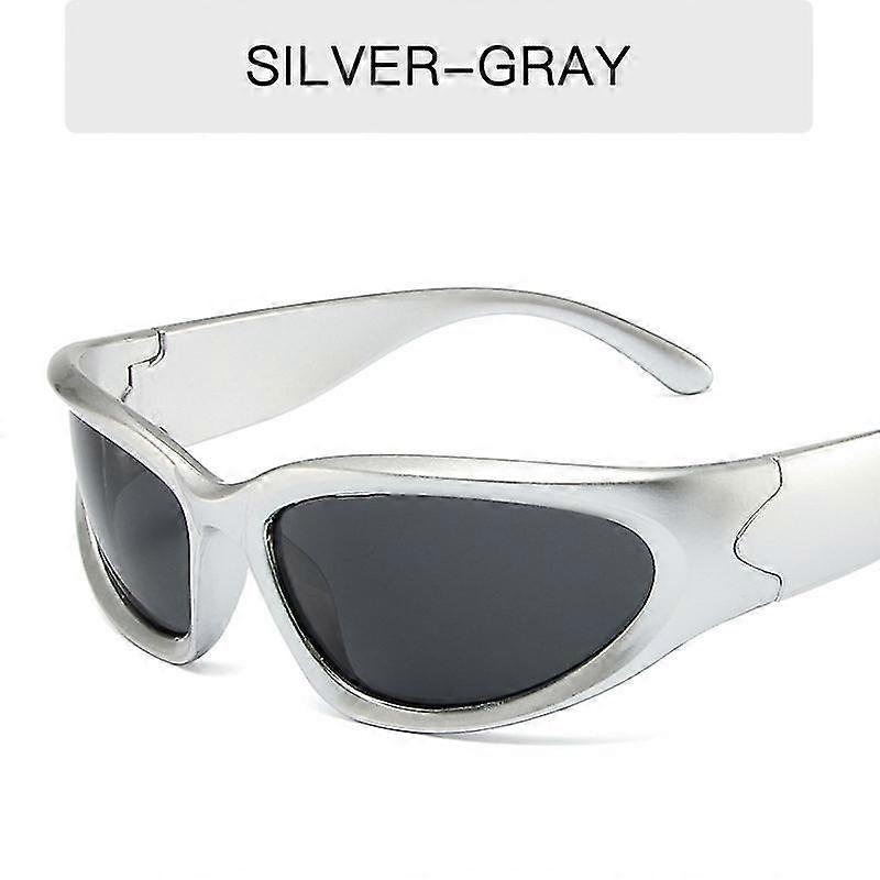 משקפי שמש Y2k חדשים נשים גברים עיצוב מותג מראה ספורט יוקרתי וינטאג יוניסקס משקפי שמש גברים גווני נהג Oculos uv400