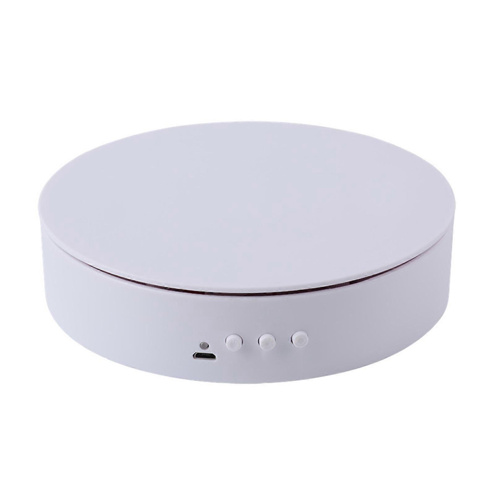 Rotating Display Stand 360 Degree Rotation Large Bearing Capacity Low Noise Rechargeable Anti-slip Video Shooting Props 2 Speeds Electric Rotating Tur