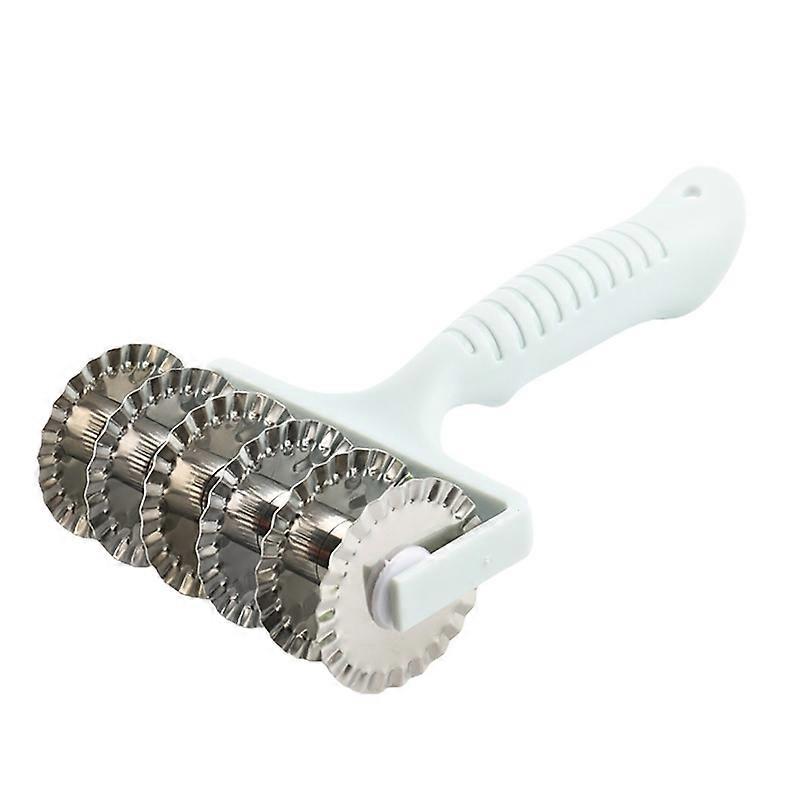 Rolling Dough Cutter Reusable Easy Use Stainless Steel Pie Noodle Bread Slicer for Kitchen
