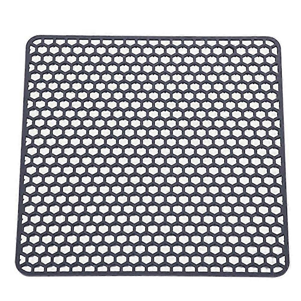 Silicone Sink Protector Mats,dish Drying Mat Counter Protector, For Kitchen Utensils And Dishes(gra
