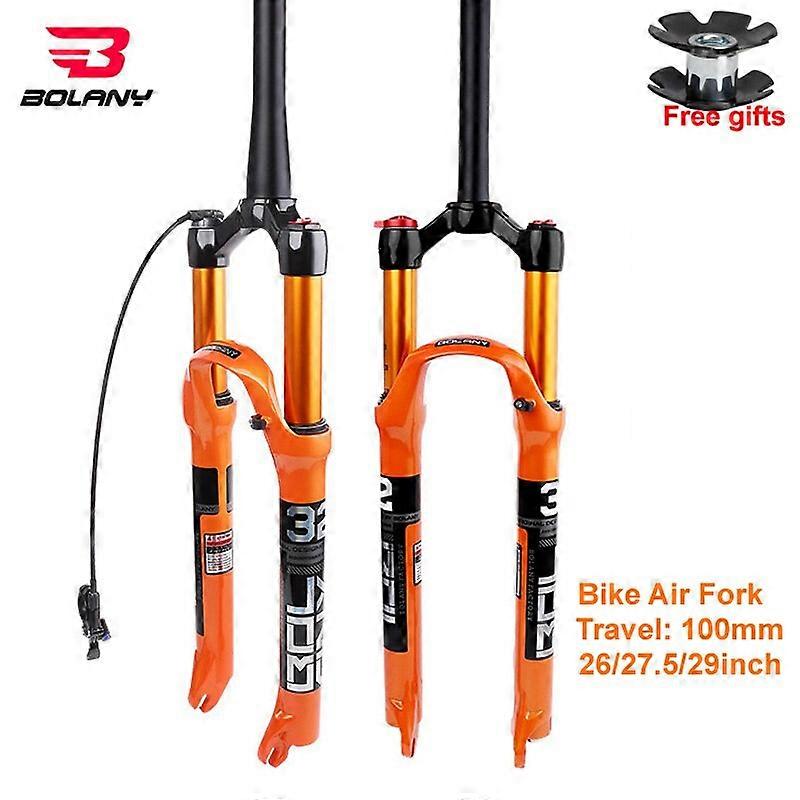 Bolany MTB Widelec Zawieszenie pneumatyczne rowerowe ze stopu magnezu 26 27,5 29er Cal 32 HL RL100mm Blokada widelca rowerowego do przedniego widelca rowerowego