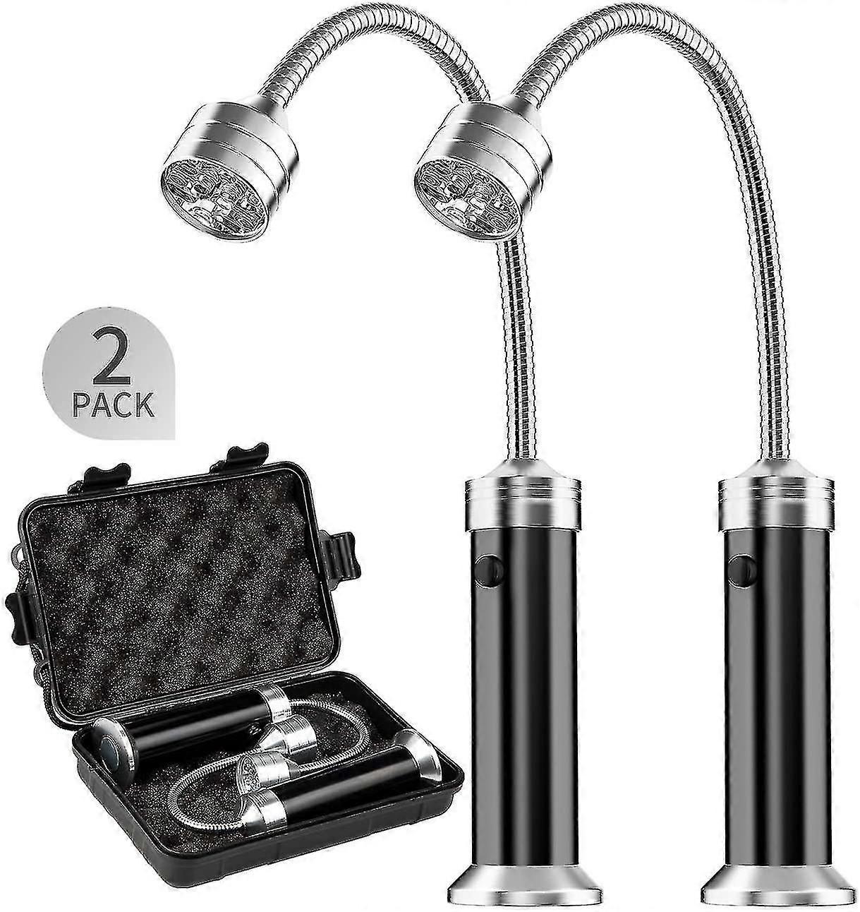 Grill Light, Magnetic Grill Light, Bbq Light Set, Bbq Accessories, Battery Operated, ( Black)