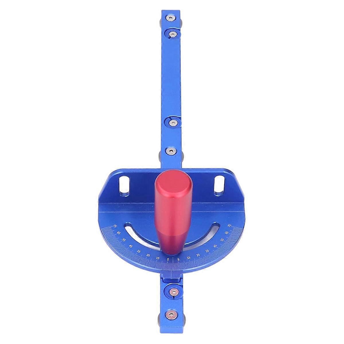 Miter Gauge for Table Saw, Table Saw Accessories Portable Aluminum Alloy with Removable Dial for Carpentry