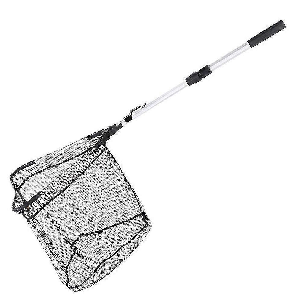 Extensible Fishing Net Dipnet Foldable Hand Nets Catch Release Scoop Net,160cm