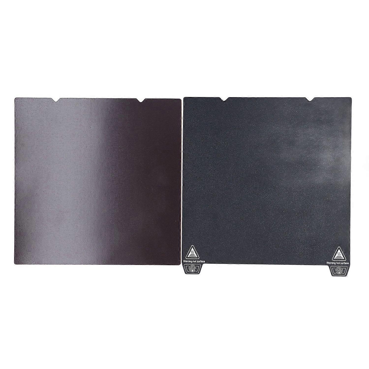 Double Sided Textured PEI Sheet 235mmx235mm with Flexible Spring Steel Build Plate Black for Ender 3