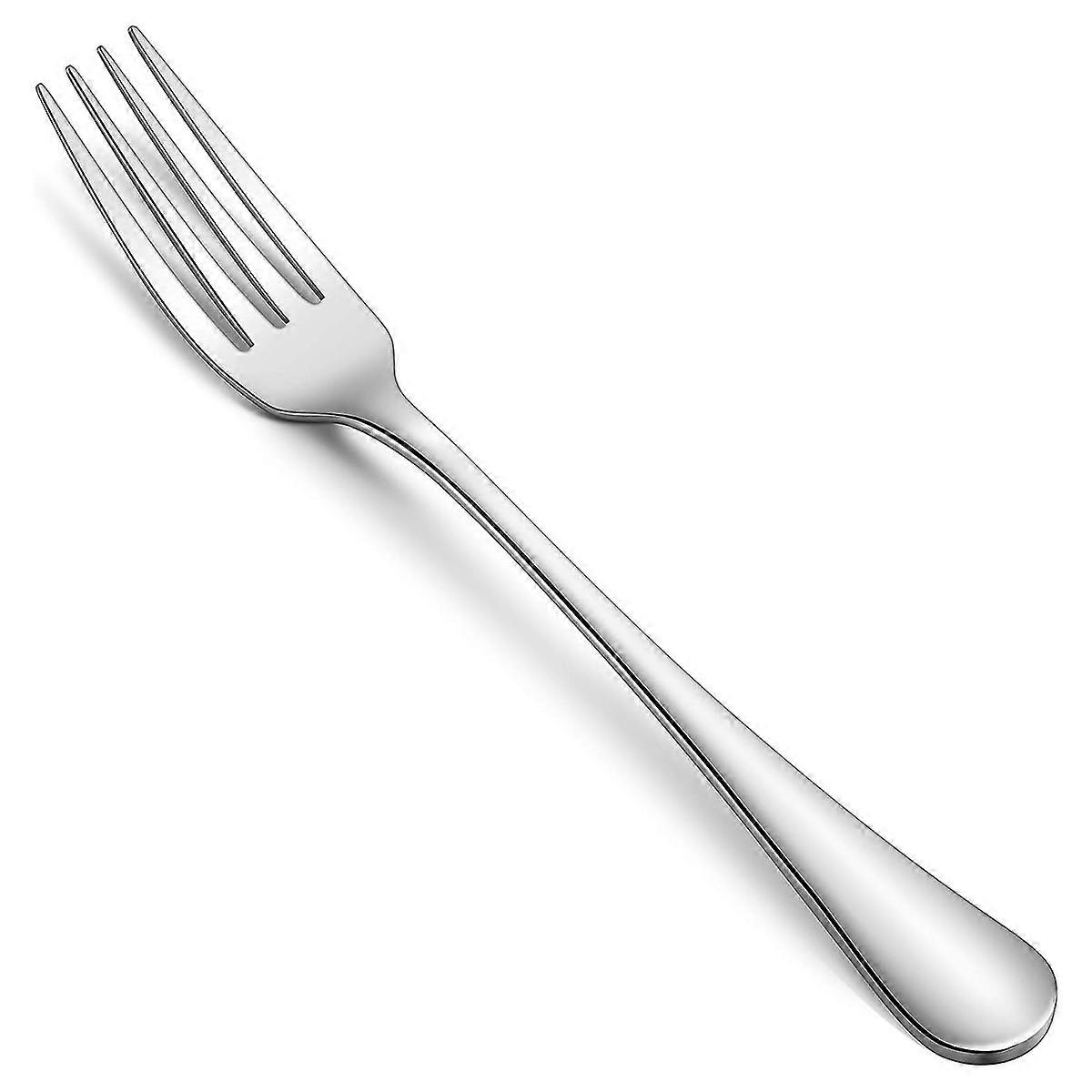 Dinner Forks, Stainless Steel Flatware, Mirror Polished
