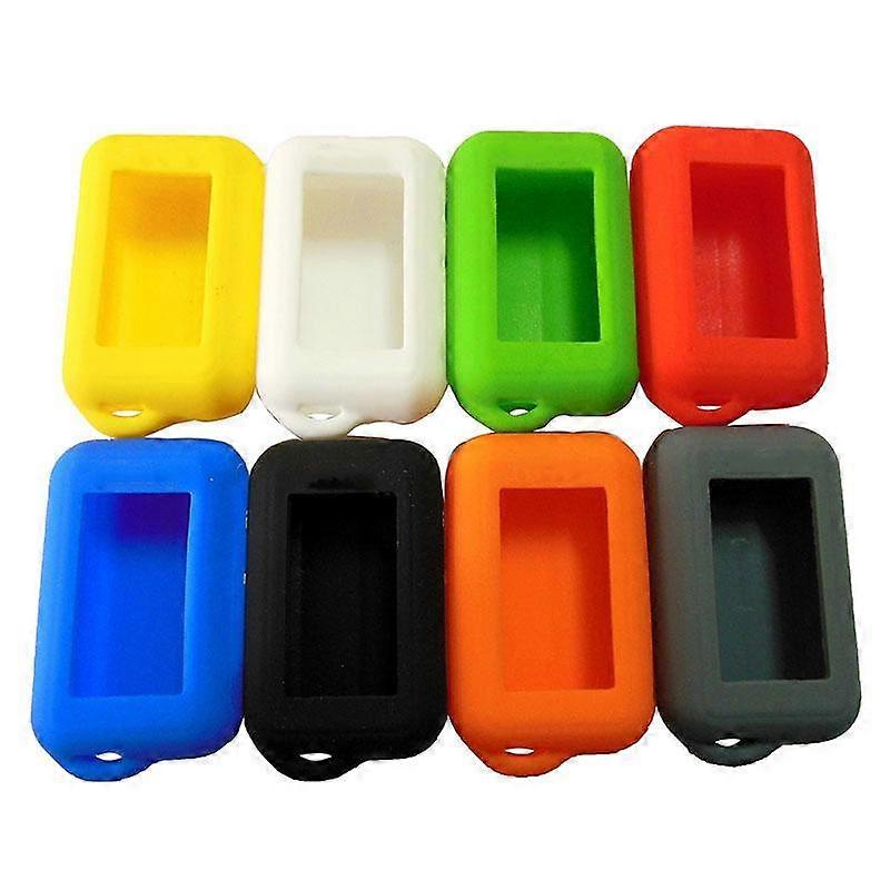 Silicone Case Key Cover For Russia E90 E63 E91 E61 E95 E66 E60 LCD Two Way Car Alarm Remote Case