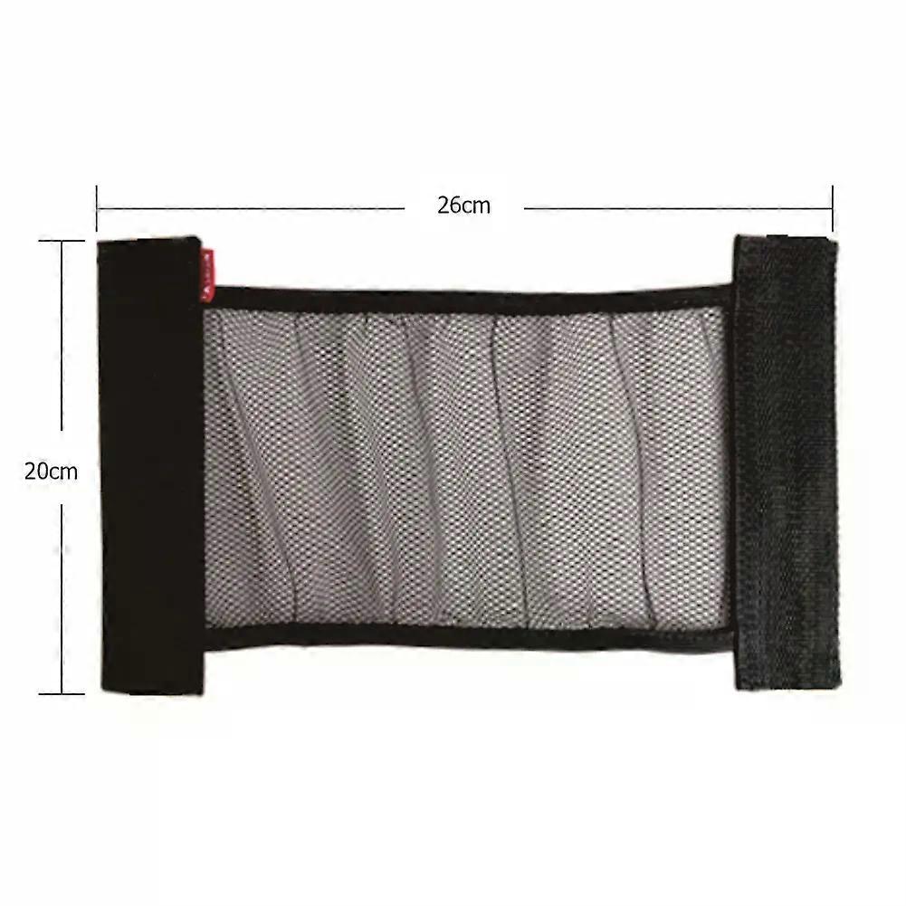 Car Back Trunk Storage Net Seat Elastic Organizer Storage Magic Sticker Universal Mesh Storage Bag For Car Stowing Tidying