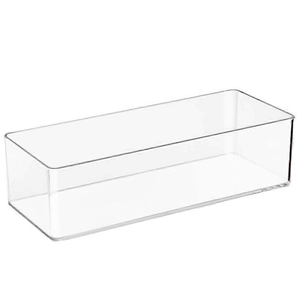 Isaac Jacobs Clear Acrylic Storage Organizer, Multi-Functional Tray