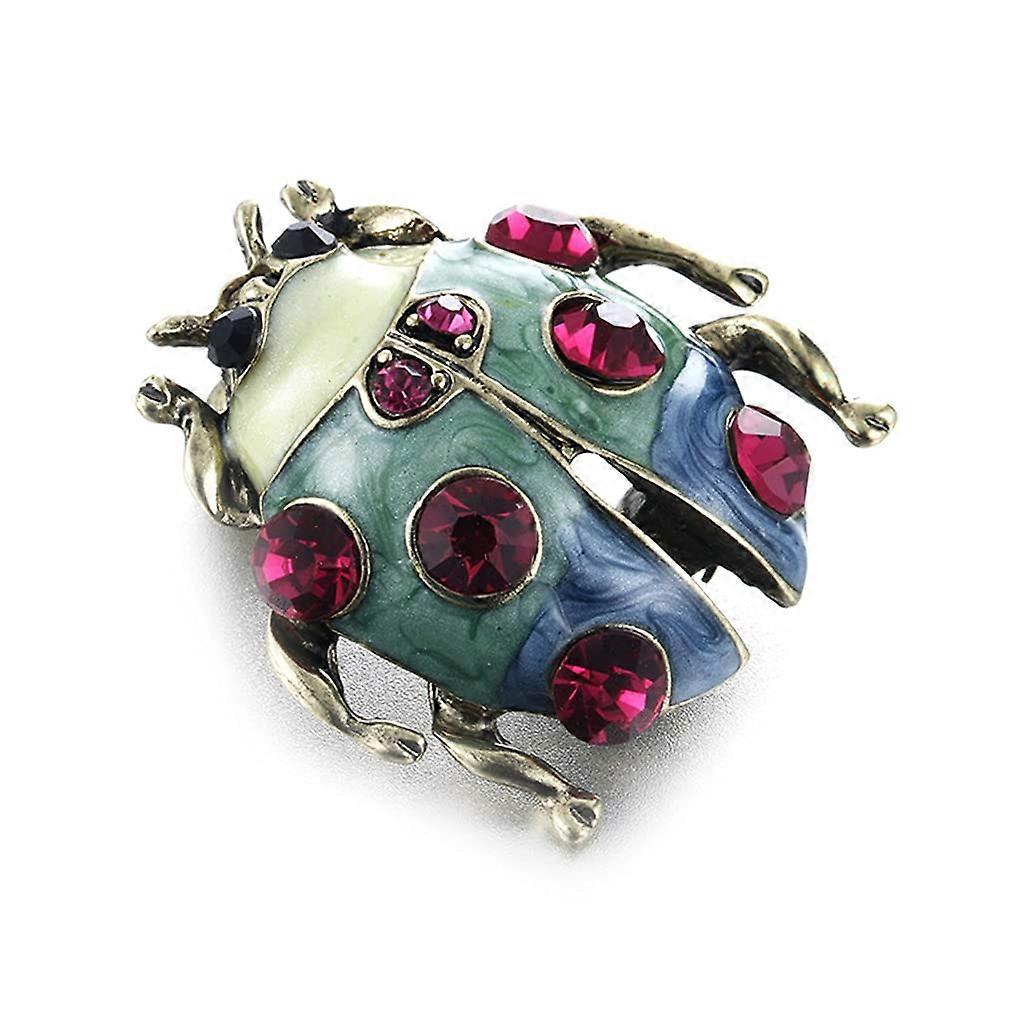 Retro Ladybug Brooch - Vintage Oil-Drip Corsage Jewelry for Parties, Events, and Formal Occasions