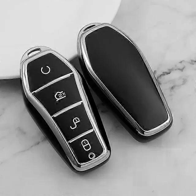 Soft TPU Car Key Case  for BYD Han Ev Tang Dm/Qin PLUS/Song Pro/MAX/Yuan Buckle Auto Shell Fob Keychain Accessories MXP
