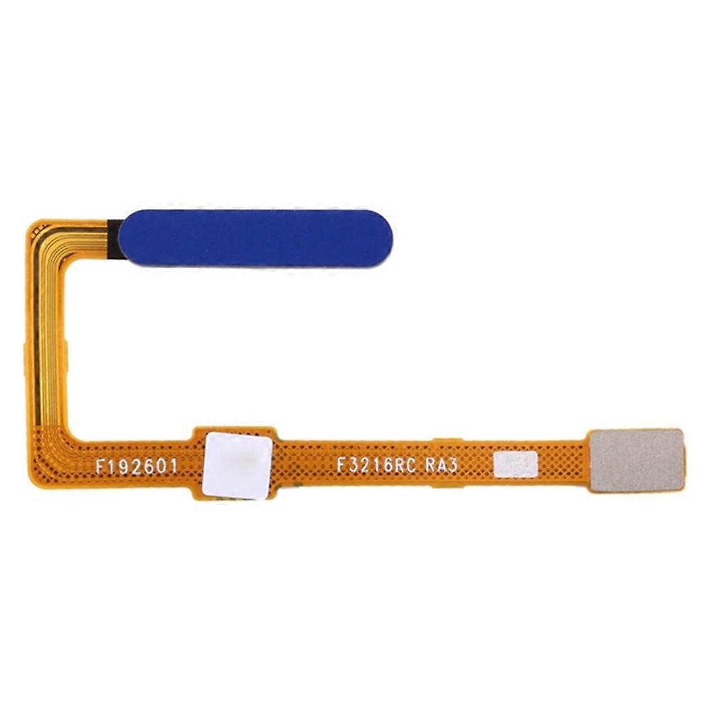 AS For Huawei P Smart Pro (2019) OEM Home Key Fingerprint Button Flex Cable Part (Without Logo) - Bl