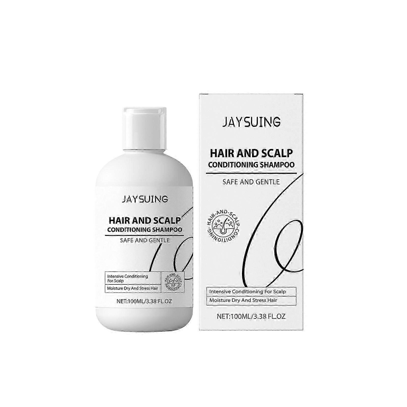 Hair and Scalp Conditioning Shampoo, Moisturizing Shampoo for Dry And Stress Hair, Deep Nourishing Shampoo Makes Hair Smoother, Deep Cleansing Shampoo