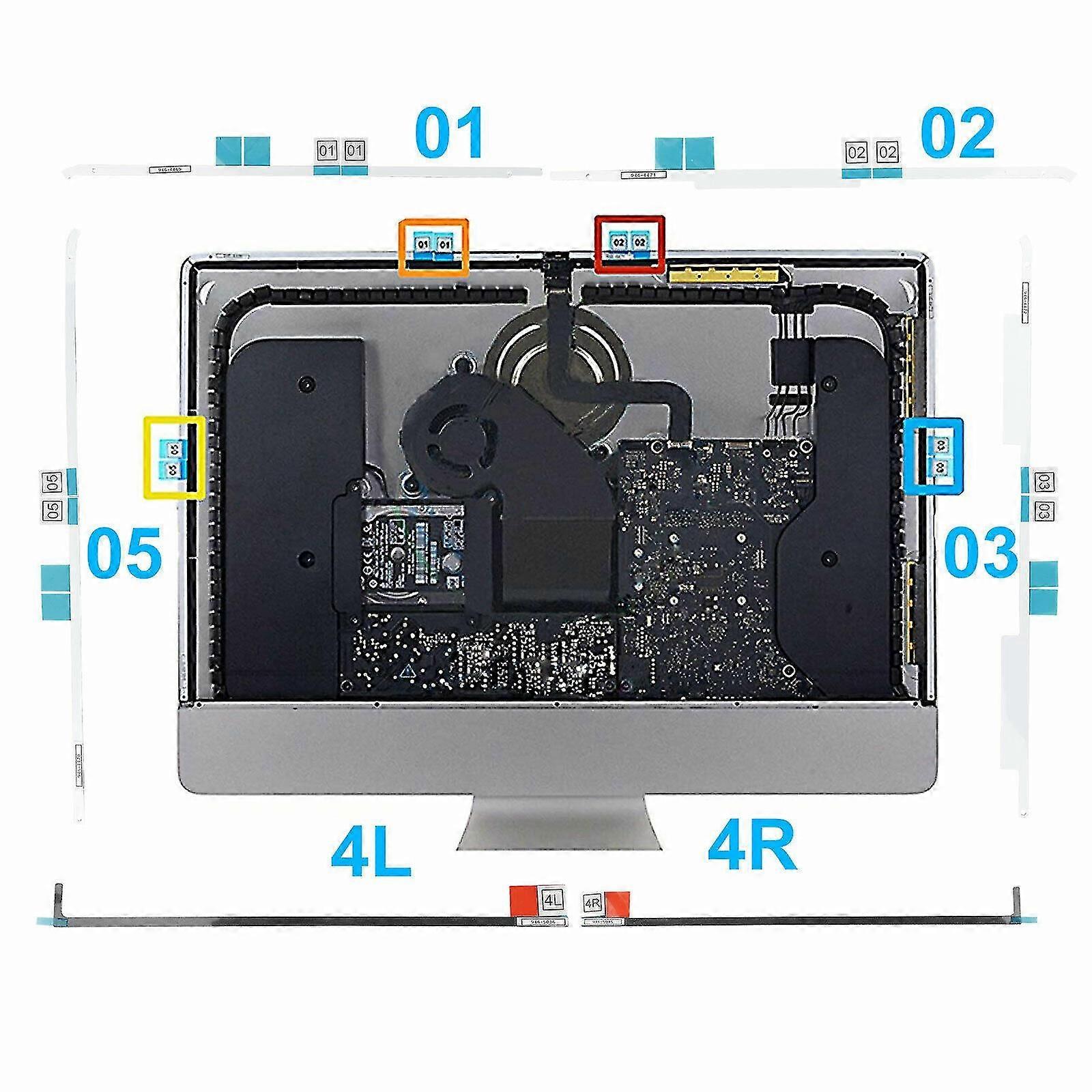 LCD οθόνη κολλητική ταινία αυτοκόλλητη ταινία ταινία επισκευής κιτ για το νέο iMac 21.5 "A1418
