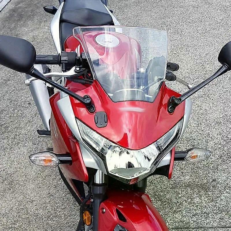 Motorcycle Double Bubble Windshield WindScreen Screen compatible for 2011 2012 2013  CBR250R CBR 250 R 250R 11 12 13 Black Iridium MAXP