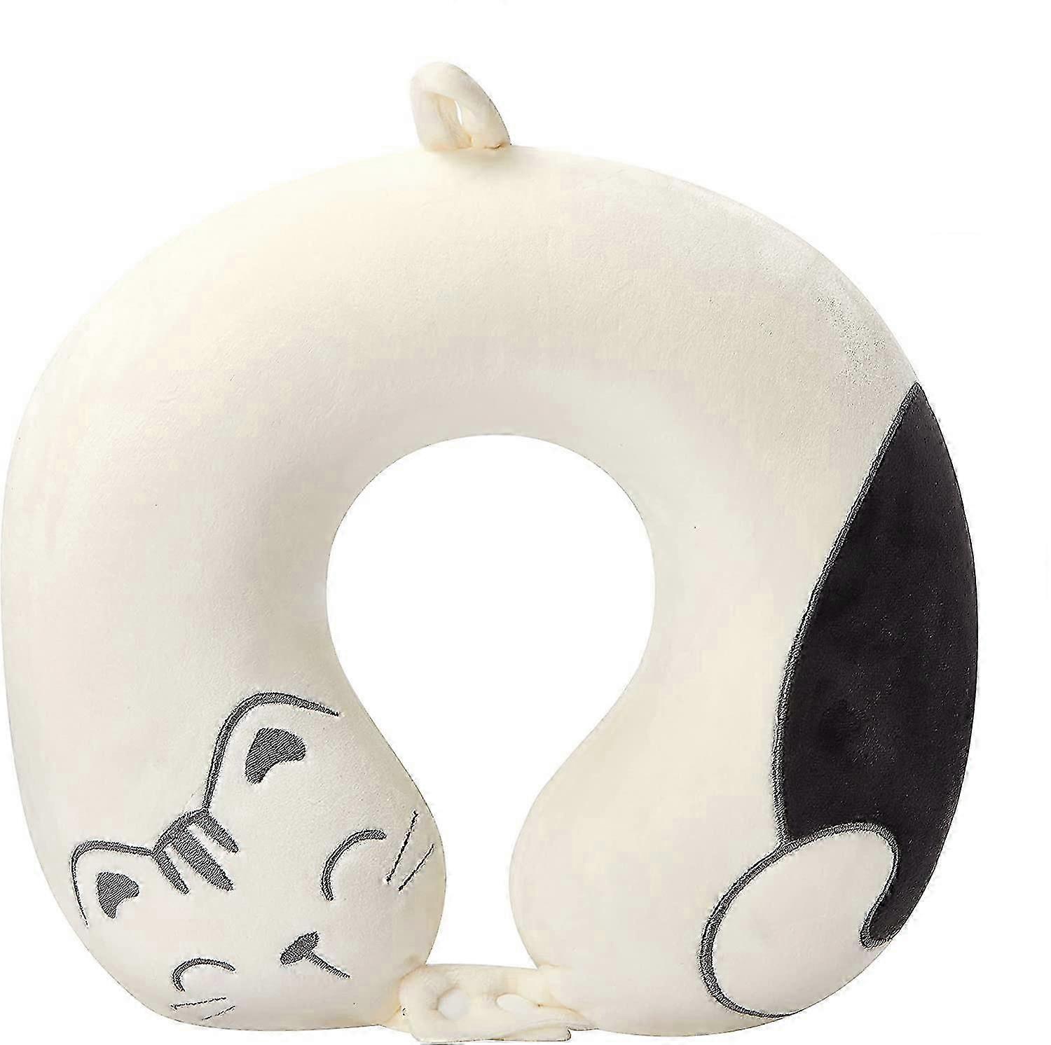 Cat Desugn Travel Pillow for Long Trip