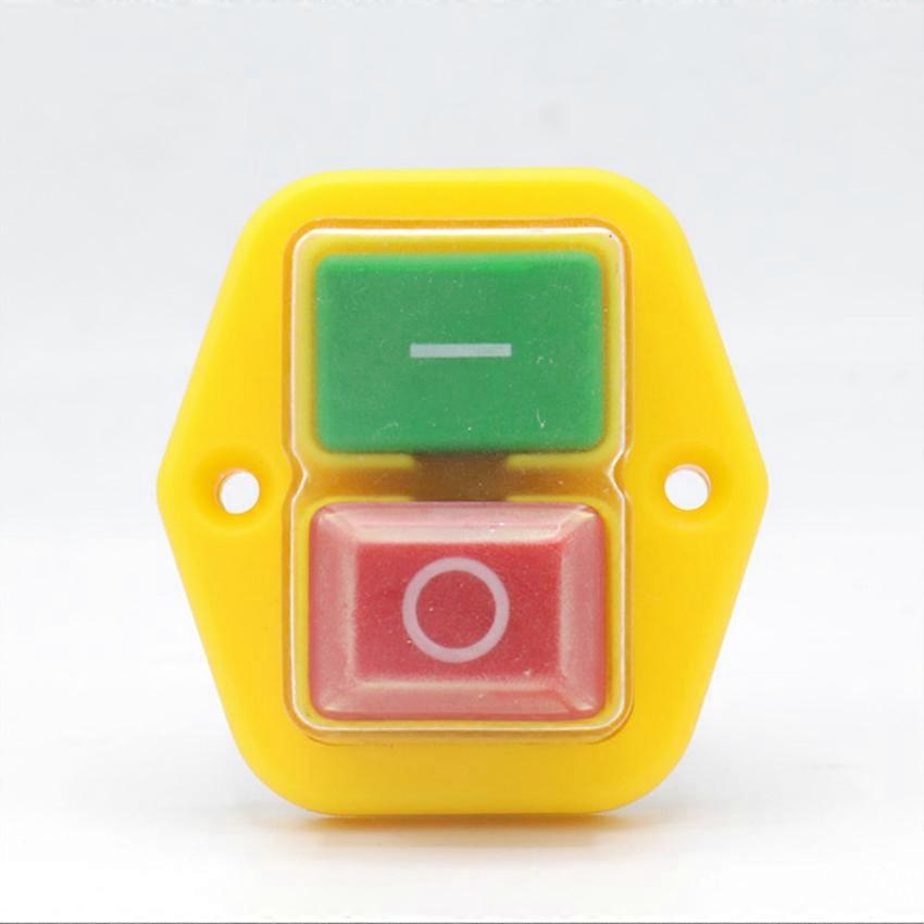 KJD17B Waterproof Pushbutton Switch 220V-240V 16A 4-pin Electric Power Tools (4-pin)