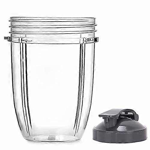 Blender Replacement Cup compatible for Nutribullet 600W/900W, with Flip-Top To-Go Lid