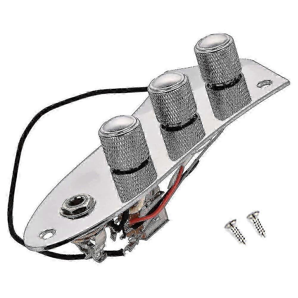 لوحة التحكم السلكية المسبقة لموسيقى الجاز باس الغيتار ، تحميل J باس لوحة التحكم مع الأسلاك تسخير دفع بو