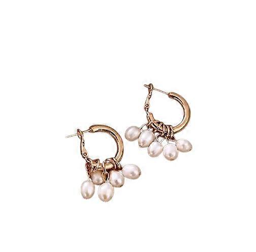 Elegant Akryl Måne Stjerne Dingle Øreringe Til Kvinder Temperament Unik Geometrisk Guld Farve Metal Mode Pendientes Søde Gaver