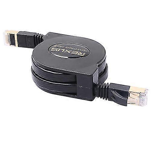 6.6/4.9/3.3 Ft Cat 7 Cat 6 Twisted Pair Network Ethernet Patch Cable Retractable