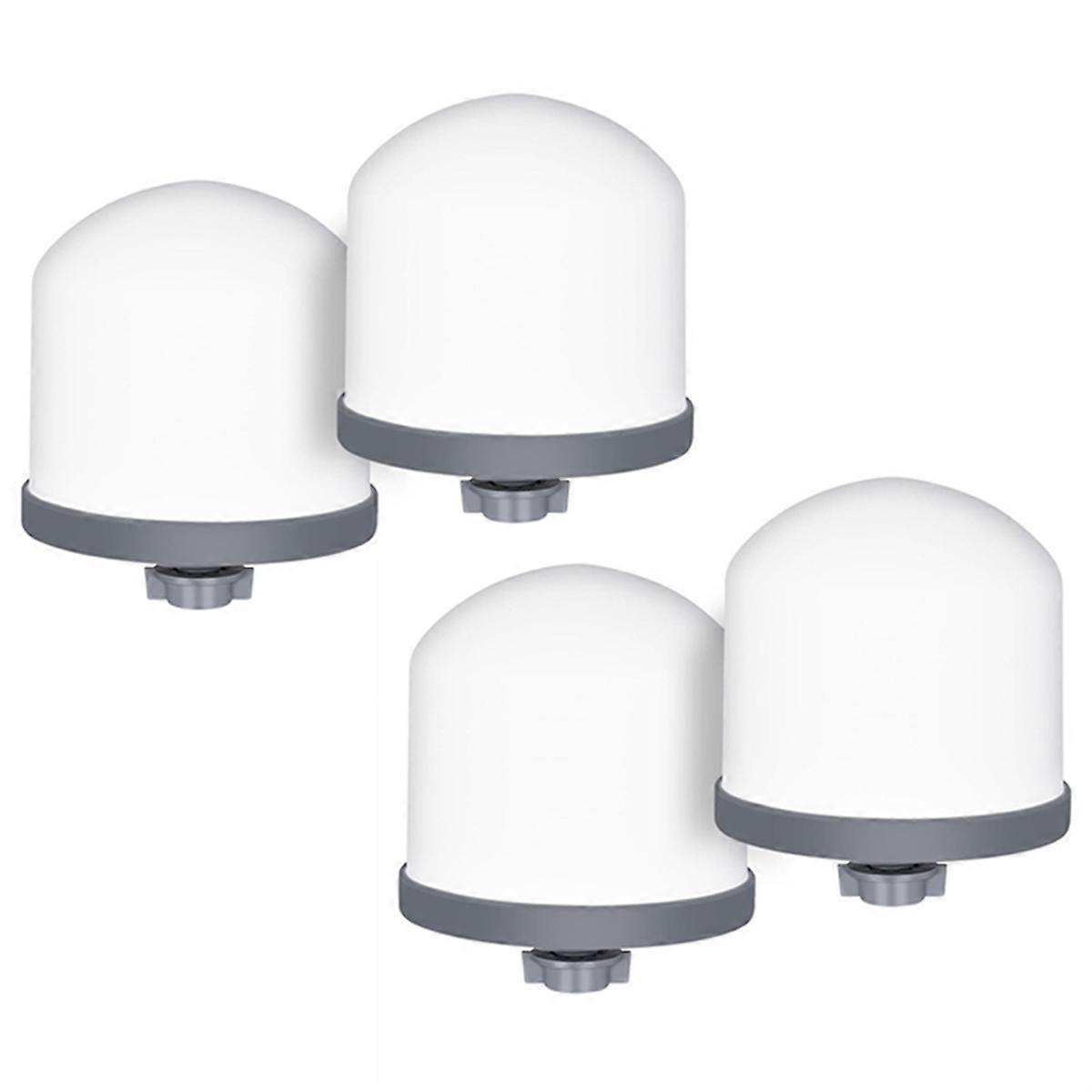 4Pack Replacement Ceramic Dome Water Filter 0.2 to 0.5micron for Countertop Portable Water Purification System