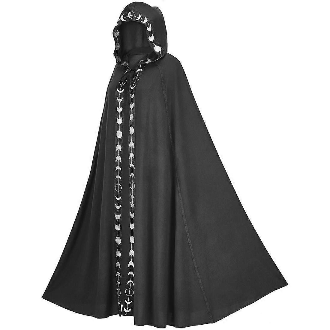Hooded cloak Medieval Renaissance 5-color cloak Halloween cosplay costume