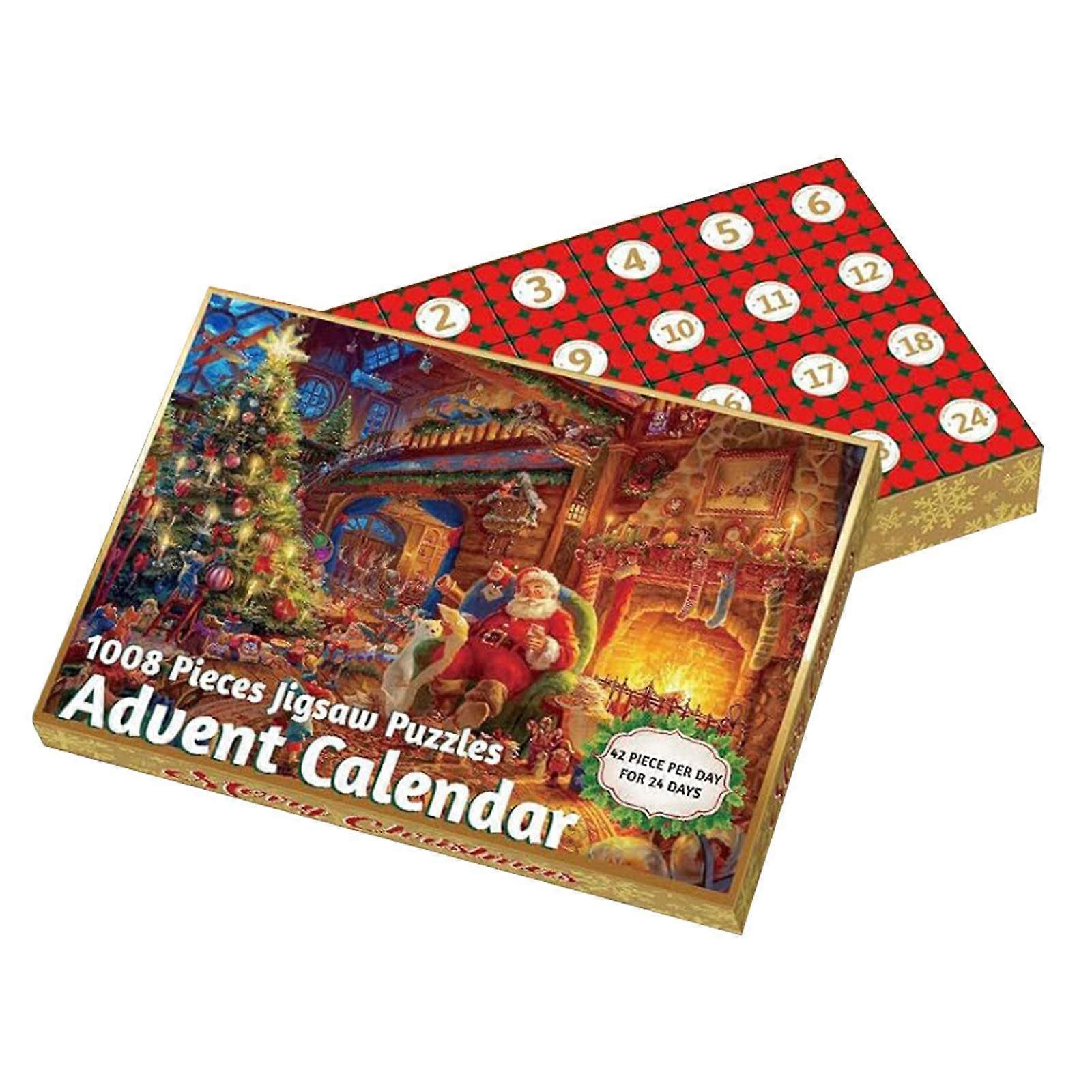 Christmas Jigsaw Puzzle 2023 Advent Calender Jigsaw Puzzle for Table Gifts
