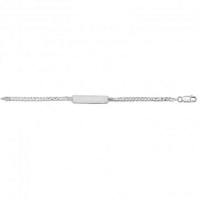 Acotis Silver Babies Curb ID Bracelet G2452