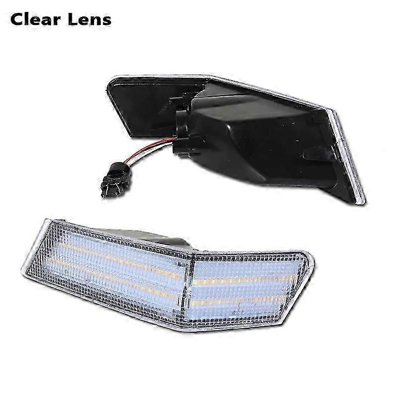 Be suitable for Switchback Amber Sequential LED Front Bumper Turn Signal Light w/ White DRL/Parking Light Assemblies For Jeep Patriot 2007-2017