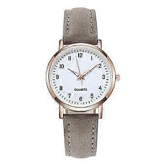Orologi da donna Orologio da polso analogico al quarzo piccolo da donna Casual grigio