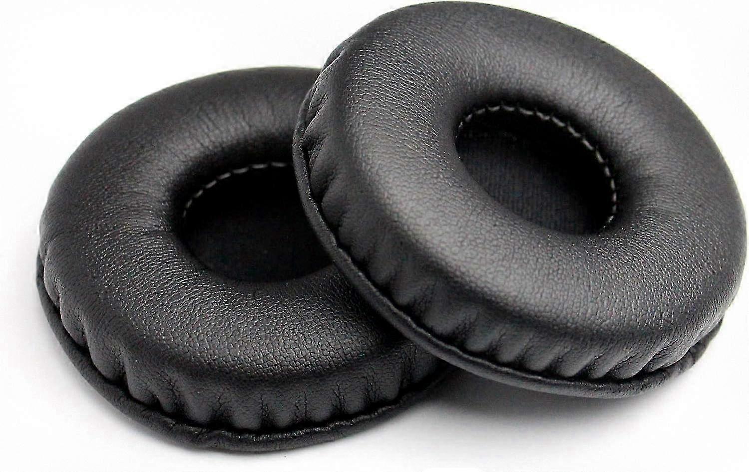 75mm Round Universal Replacement Ear Pads, Premium Memory Foam Cushions for Headphones