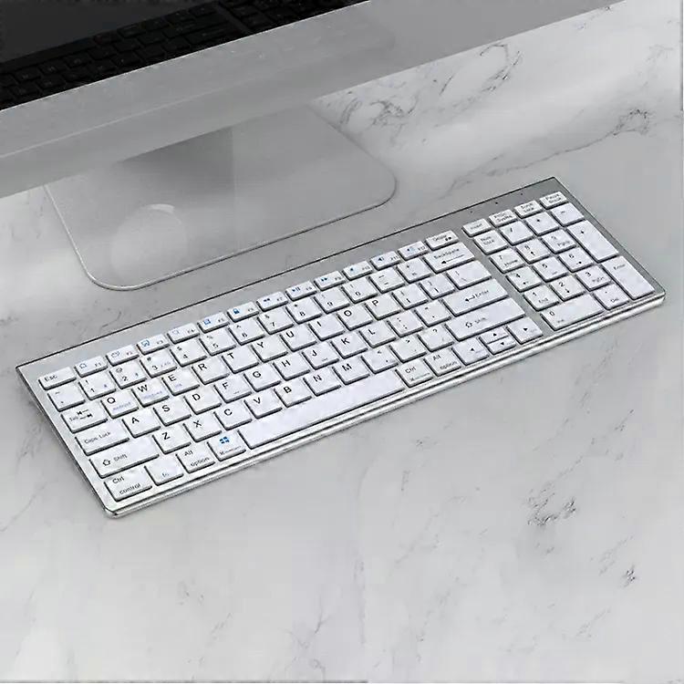 Wireless Bluetooth Keyboard-3 Modes,Rechargeable,Compact Design