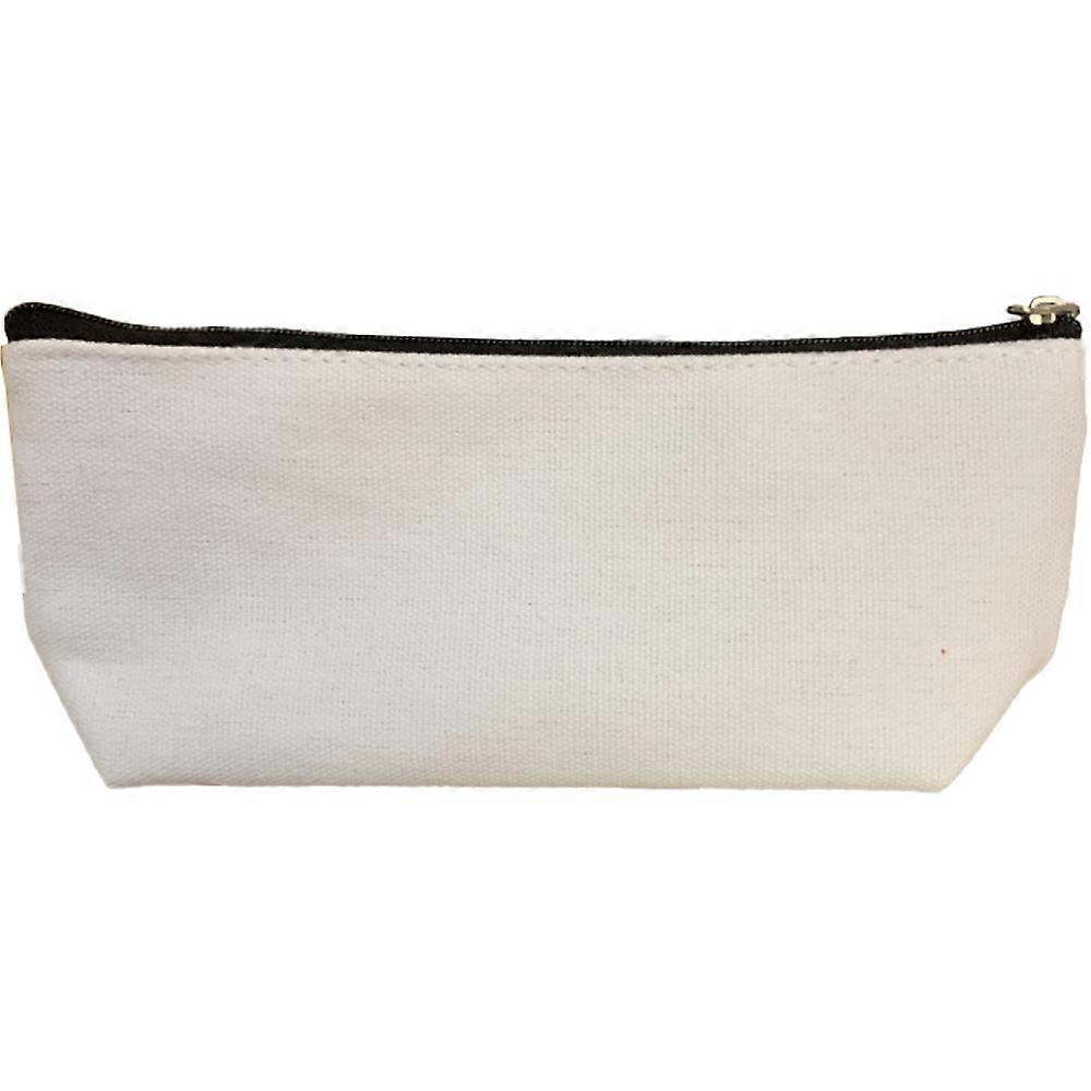 Stationery Organizer, Canvas Material Ensures Durable Construction And Smooth Zipper For Compact Size Stationery Storage Solutions