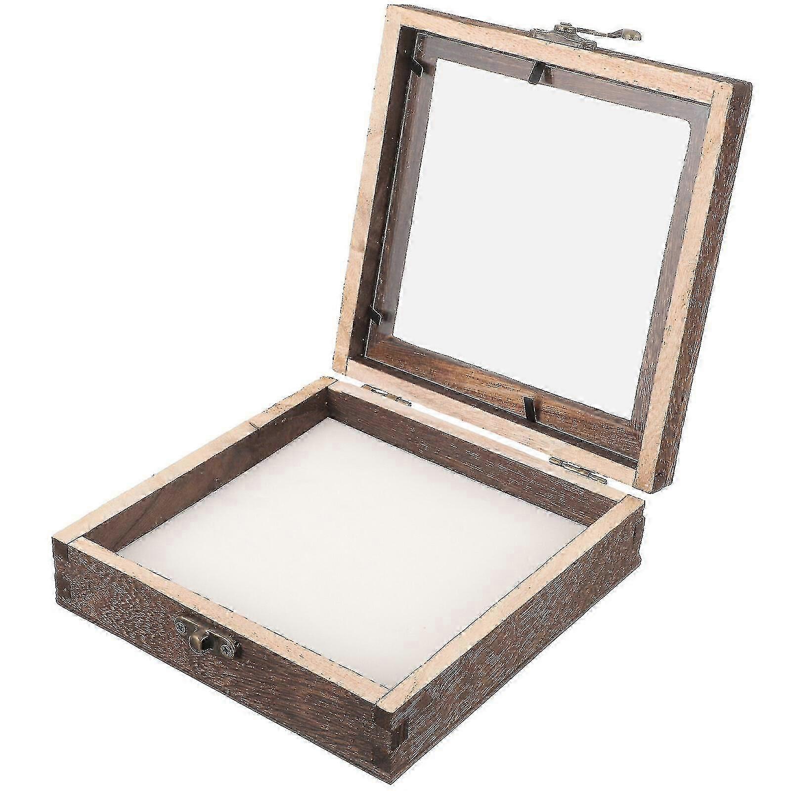 1 sæt insekt display case holdbare insektprøver Box Home træ insekt display case
