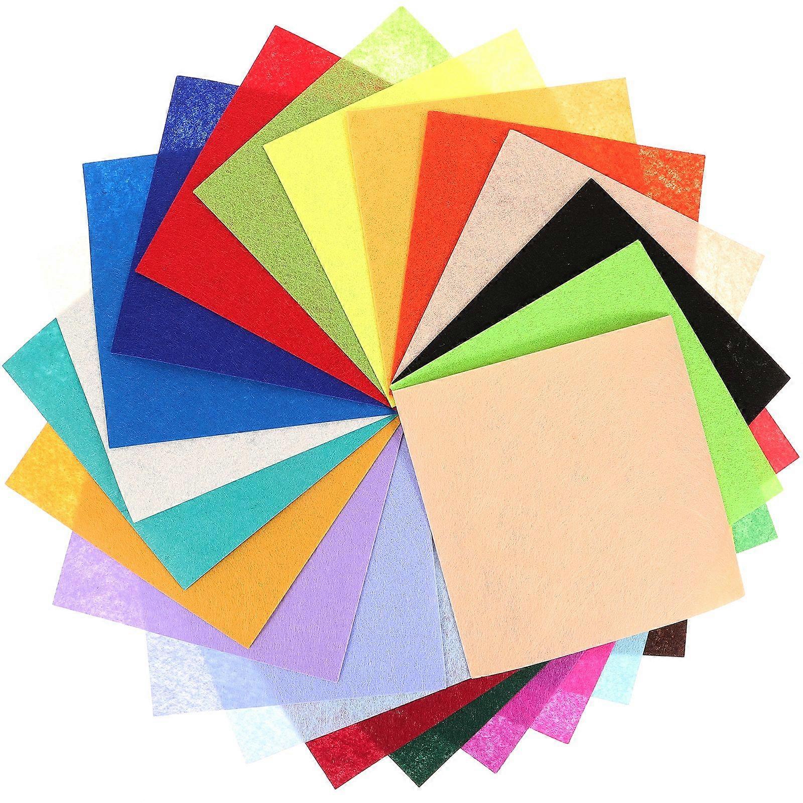 40 Sheets Colorful Patchwork Fabric Sheets Sewing Craft Fabric Sheets Crafted Diy Materials