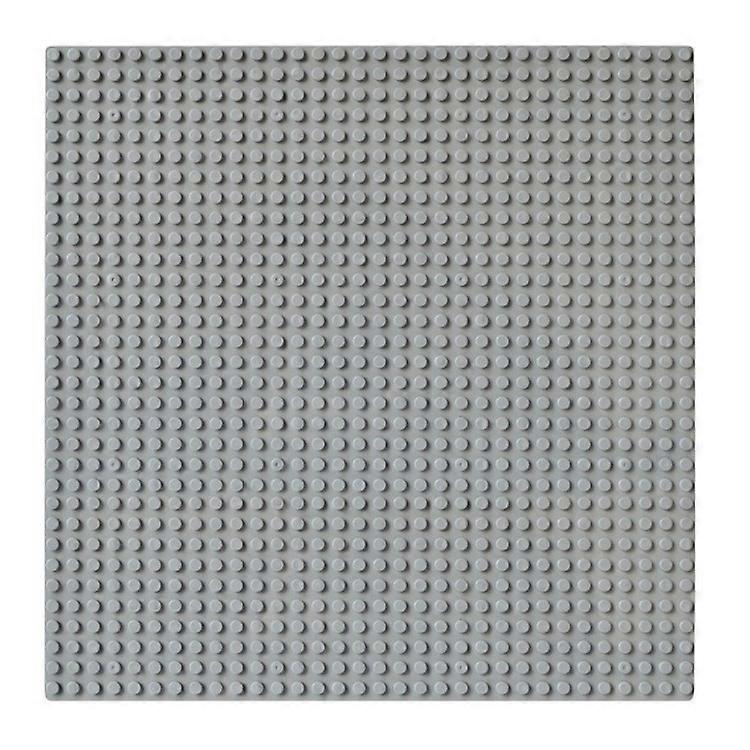 2pcs Building Block Compatible Baseboards 10 x 10 Inch Baseboards Small Particle Building Blocks BaseboardsGrey