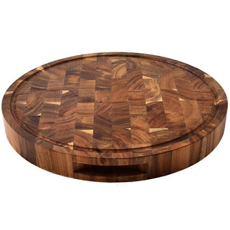 Wood End Grain Cutting Boards Block Round Wood Chopping Boards