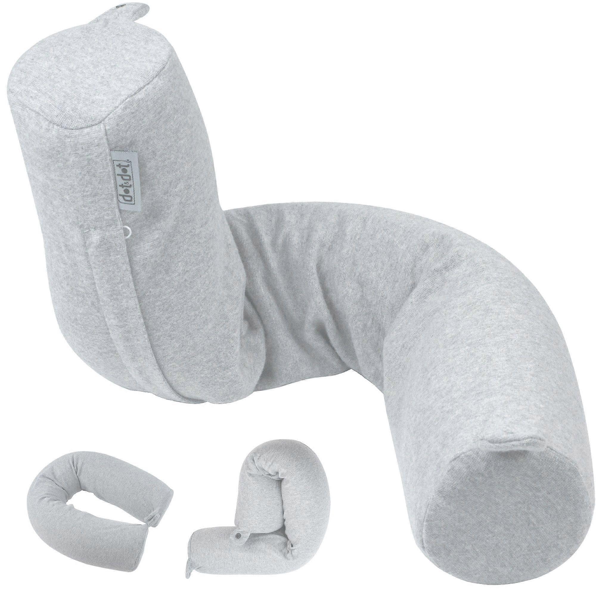 Memory Foam Travel Pillow for Neck, Chin, Lumbar and Leg Support - Neck Pillow for Side, Stomach and Back Sleepers Sleep Pillows for Travel Planes
