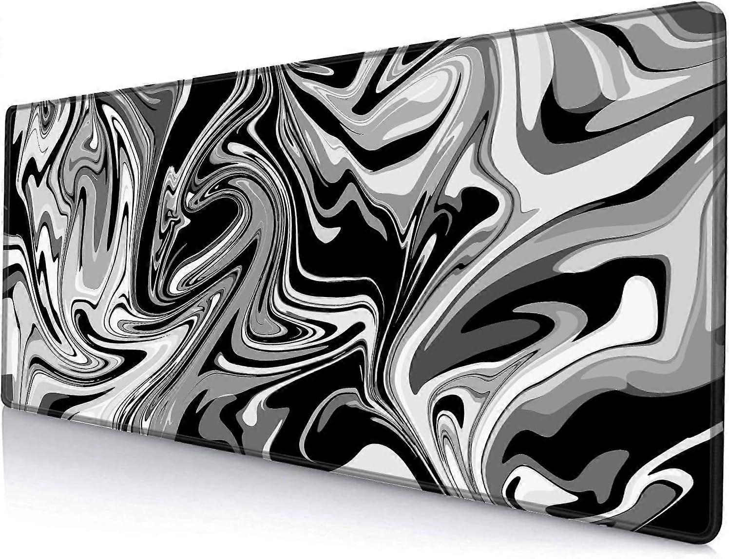 Large gaming mouse pad, extended XL mouse pad, non-slip rubber base keyboard mouse pad desk pad, suitable for work, gaming, office, home, 300*800*2mm