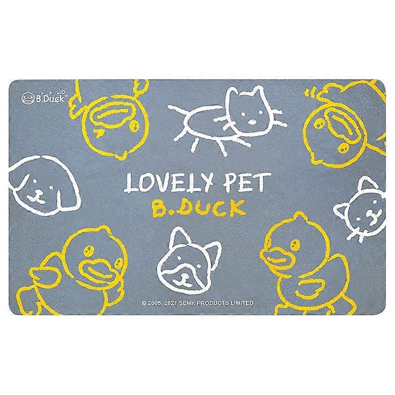 Bath Mat Draw Duck Together Bathroom Floor Mat-Blue 40*60cm