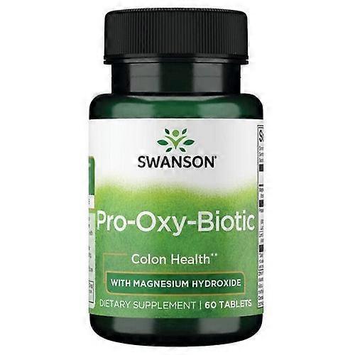 Swanson Vitamins Pro-Oxy-Biotic With Magnesium Hydroxide,5 Billion CFU,60 Tabs